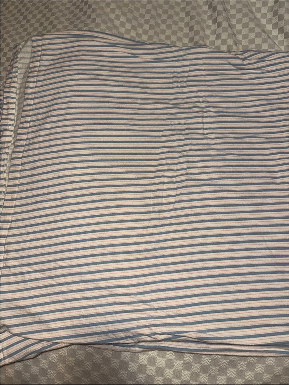 Vintage Ralph Lauren King Sheet in Blue, Pink and White